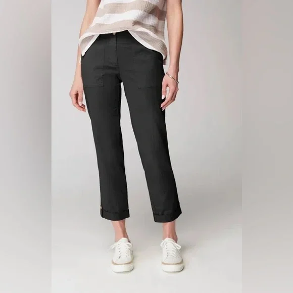 J.Jill Women’s Navy Pima Stretch Straight Chino—10 - Picture 9 of 9